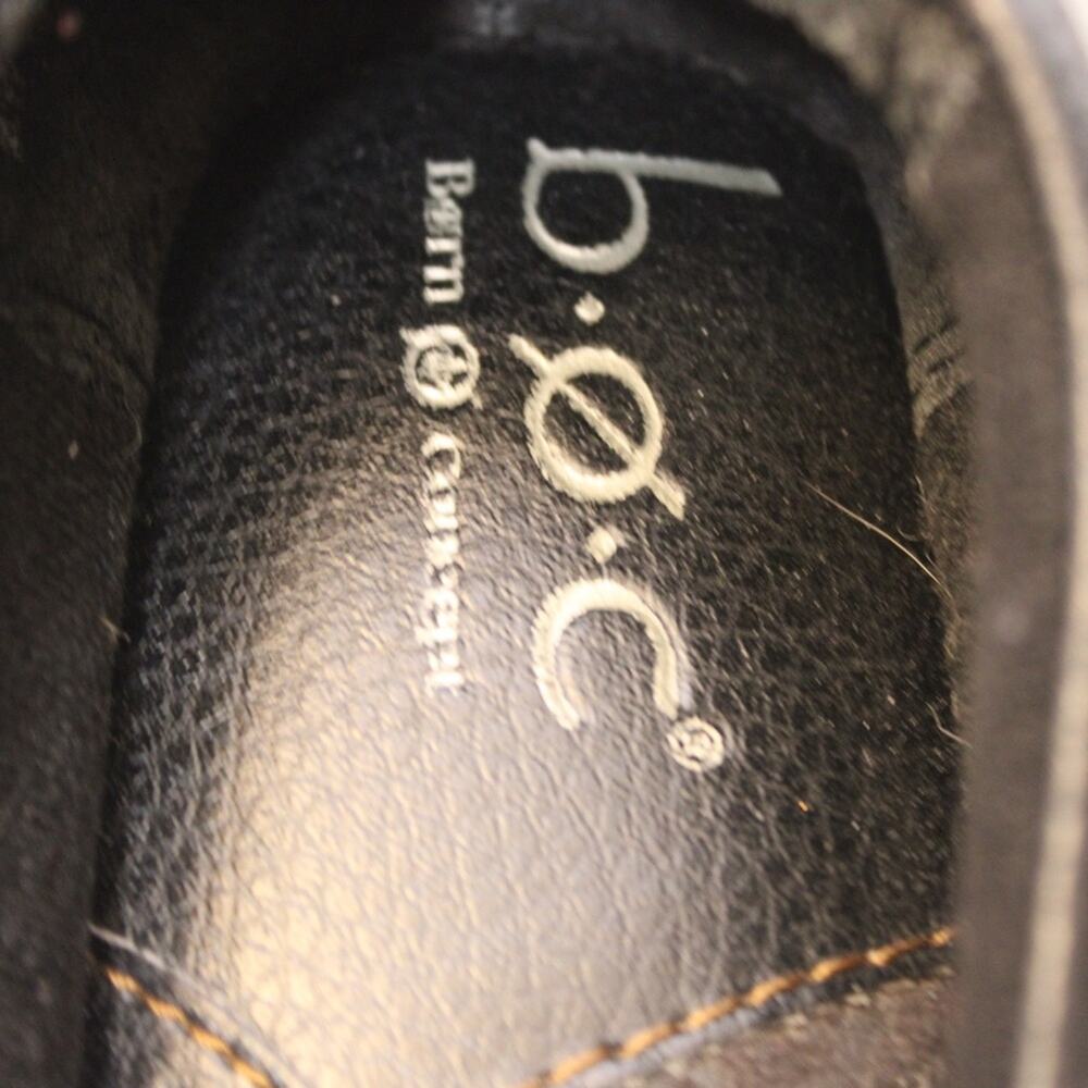 Born Concepts b.o.c. Black Leather Loafers Slip On Comfort Shoes Size 8 / 39 M - Picture 6 of 9